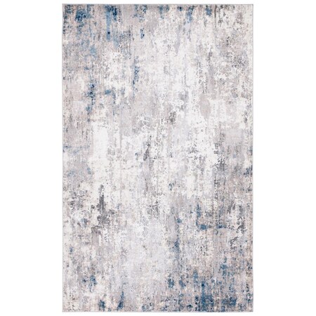 Safavieh 5 ft. 3 in. x 7 ft. 6 in. Vogue Power Loomed Rectangle Area Rug Blue & Gray VGE152M-5